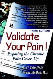 Cover of: Validate Your Pain!: Exposing the Chronic Pain Cover-Up