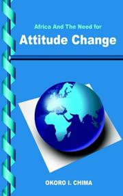 Cover of: Africa And The Need for Attitude Change