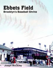 Cover of: Ebbets Field by Joseph McCauley