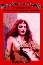 Cover of: Women's Rites, Women's Mysteries by Ruth Barrett