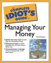 Cover of: The complete idiot's guide to managing your money by Robert Heady