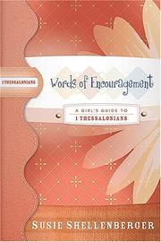 Cover of: Words of Encouragement by Susie Shellenberger