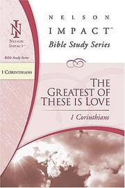 Cover of: 1 Corinthians: Nelson Impact Bible Study Guide Series (Nelson Impact Bible Study Guide)