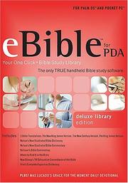 Cover of: eBible for PDA Deluxe Edition - SuperSaver