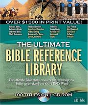 Cover of: The Ultimate Bible Reference Library