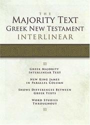 Cover of: Majority Text Greek New Testament Interlinear