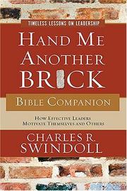 Cover of: Hand Me Another Brick Bible Companion by Charles R. Swindoll