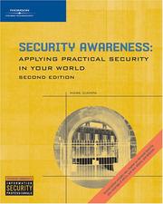 Cover of: Security Awareness by Mark Ciampa, Mark Ciampa