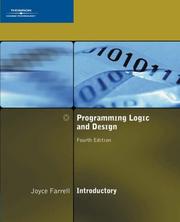 Cover of: Programming Logic and Design, Introductory by Joyce Farrell