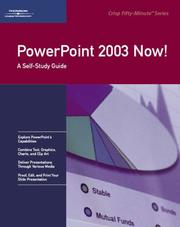 Cover of: Crisp: PowerPoint 2003 Now!: A Self-Study Guide (Crisp Fifty Minute)