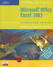 Cover of: Microsoft Office Excel 2003, Illustrated Introductory, CourseCard Edition (Illustrated Series)