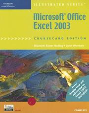 Cover of: Microsoft Office Excel 2003, Illustrated Complete, CourseCard Edition (Illustrated (Thompson Learning))