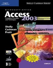 Cover of: Microsoft Office Access 2003 by Gary B. Shelly, Thomas J. Cashman, Philip J. Pratt, Mary Z. Last