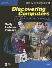 Cover of: Discovering Computers 2007 | Gary B. Shelly