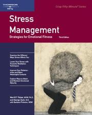 Cover of: Crisp: Stress Management, Third Edition: Strategies for Emotional Fitness (Crisp 50-Minute)