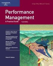 Cover of: 50 Minute Book: Performance Managment (Crisp Fifty-Minute Series)