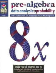 Front cover of Pre-Algebra Data Analysis & Probability (Middleschool Collection) by Unknown