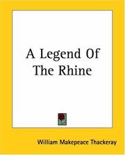 Cover of: A Legend Of The Rhine