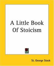 Cover of: A Little Book Of Stoicism