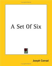 Cover of: A Set Of Six by Joseph Conrad