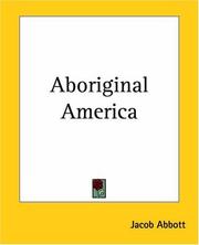 Cover of: Aboriginal America