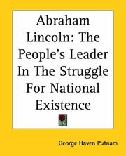 Cover of: Abraham Lincoln by George Haven Putnam