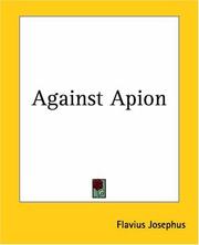 Cover of: Against Apion