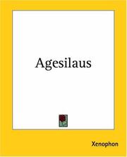 Cover of: Agesilaus by Xenophon