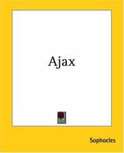 Cover of: Ajax by Sophocles