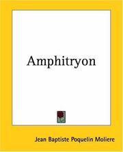Cover of: Amphitryon by Molière