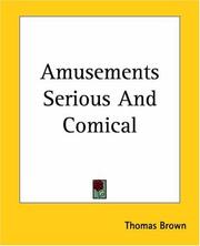 Cover of: Amusements Serious And Comical