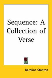 Cover of: Sequence: A Collection of Verse