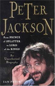 Cover of: Peter Jackson by Ian Pryor