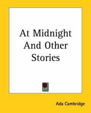 Cover of: At Midnight And Other Stories