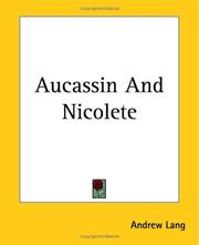 Aucassin and Nicolete