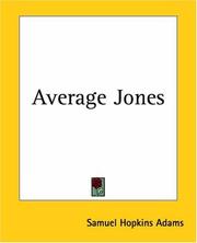 Cover of: Average Jones by Samuel Hopkins Adams, Samuel Hopkins Adams