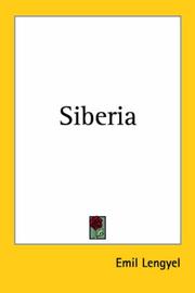 Cover of: Siberia by Emil Lengyel, Emil Lengyel