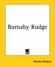 Cover of: Barnaby Rudge by Charles Dickens