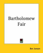 Cover of: Bartholomew Fair by Ben Jonson