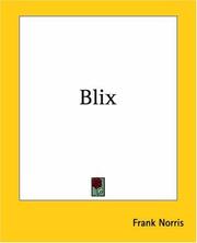 Cover of: Blix by Frank Norris