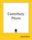 Cover of: Canterbury Pieces