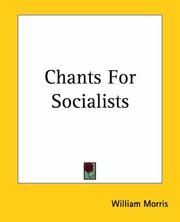 Cover of Chants for socialists by William Morris