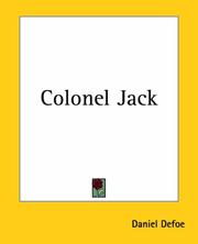 Cover of: Colonel Jack