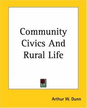 Cover of: Community Civics And Rural Life