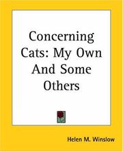 Cover of: Concerning Cats by Helen M. Winslow, Helen M. Winslow