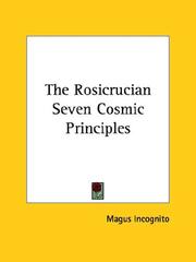 Cover of: The Rosicrucian Seven Cosmic Principles