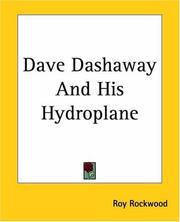 Cover of: Dave Dashaway And His Hydroplane by Roy Rockwood