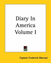 Cover of: Diary In America by Frederick Marryat