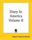 Cover of: Diary In America