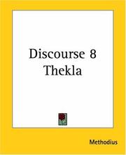 Cover of: Discourse 8 Thekla